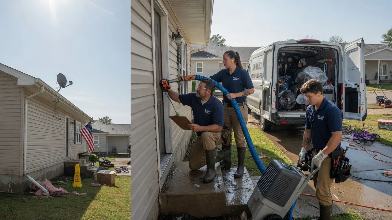 Ceiling Water Damage Restoration in Pompeii, MI near me
